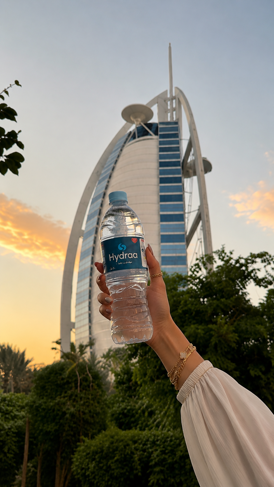 Hydraa with the Burj Al Arab